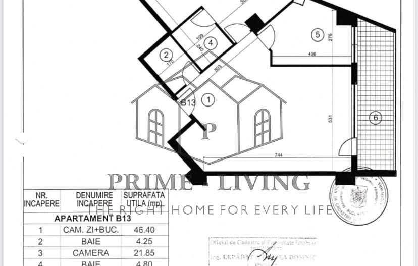 APARTAMENT SUPERB CU 2 DORMITOARE LÂNGĂ PARCUL HERASTRAU - Schiță 12