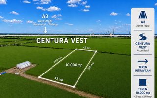 TEREN INTRAVILAN 10.000 MP – PLOIEȘTI VEST - CARTIER MITICĂ APOSTOL - Poză 1