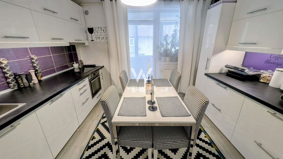 Apartament 3 camere, mansardă + balcon, complet utilat - Poză 3