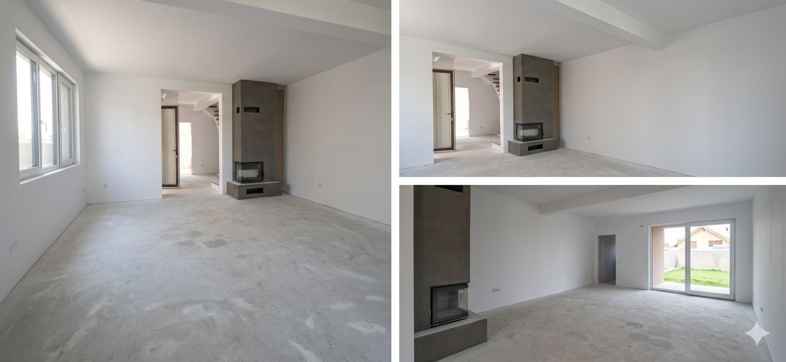 Duplex cu 4 camere si teren generos 350mp - Poză 4