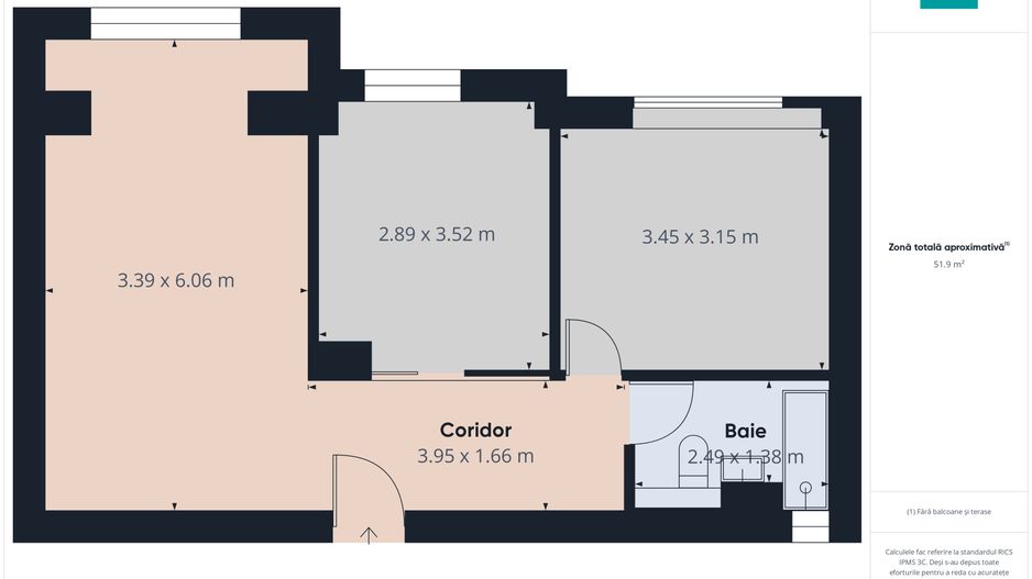 Apartament  2 camere renovat modern zona Torontal - Poză 8