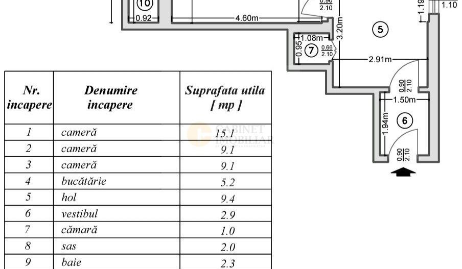 3 Camere Ultracentral | Vedere Panoramica | Regim hotelier - Poză 3