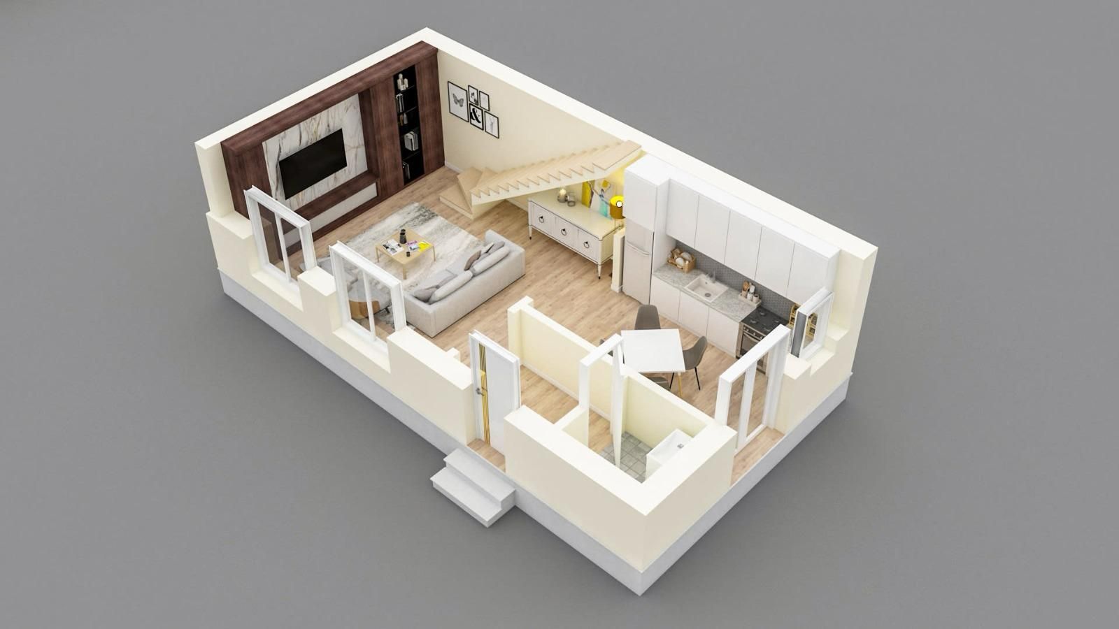 VILA TIP DUPLEX FINALIZATA,MUTARE IMEDIATA / ZONA TRAPEZULUI! - Poză 4