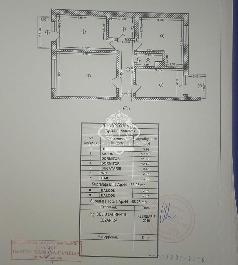 Parcul Carol-Isg Residence | 3 camere | 68mp | et 7 | Investitie | 195.000 euro - Poză 12