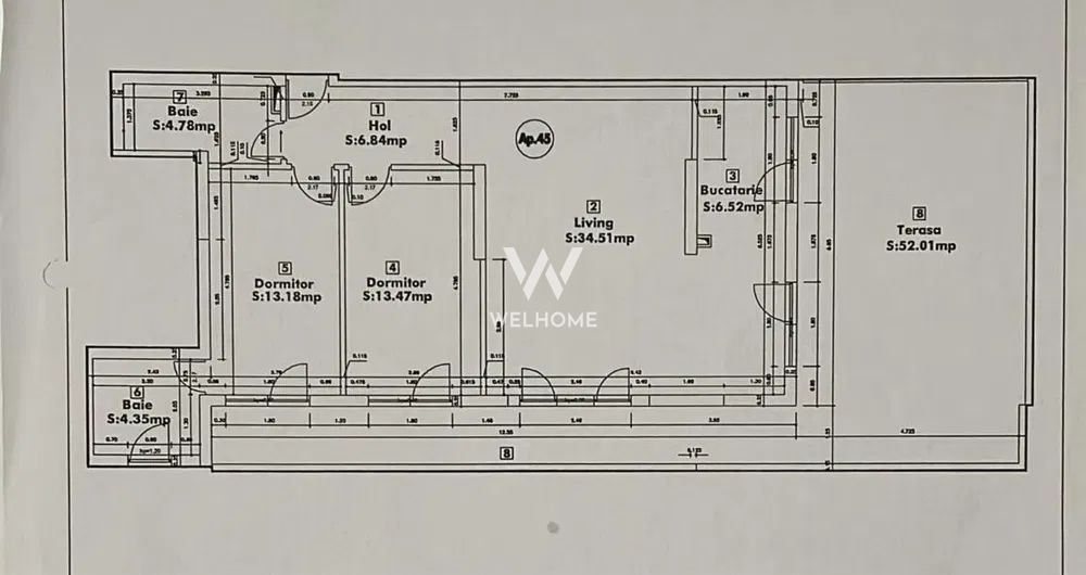 Penthouse de lux cu terasă panoramică – City Residence, Sibiu - Poză 24