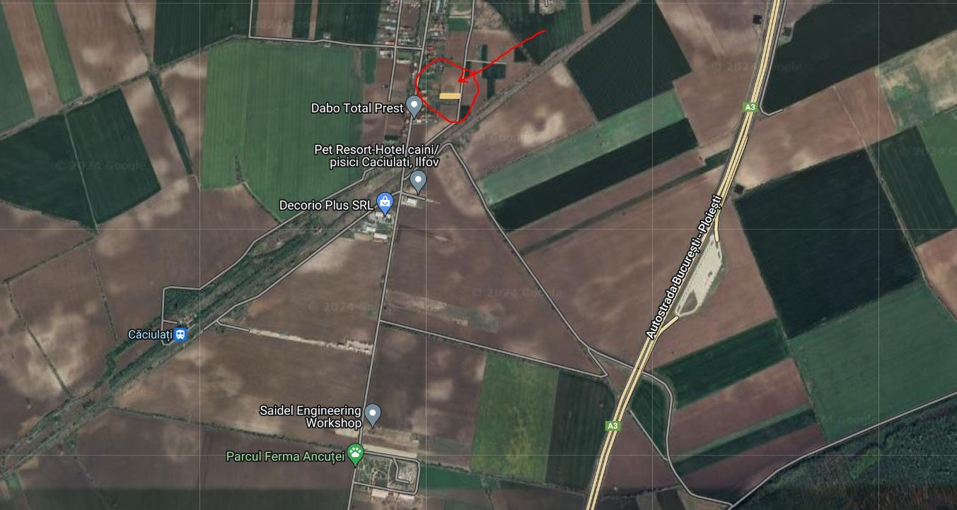 1500 mp Intravilan, Caciulati, acces rapid autostrada A3 - Poză 3