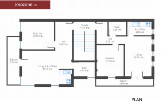Apartament 2 camere, bloc nou, finisat la cheie, centrala termica individuala - Schiță 10