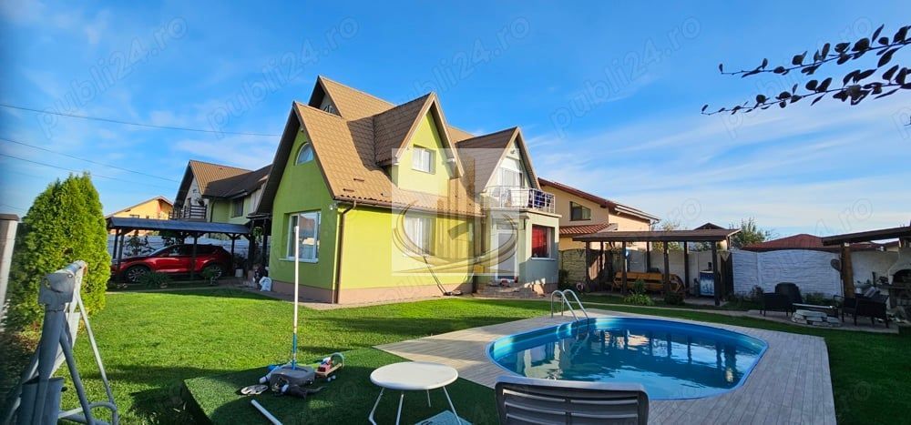 Vilă 6 camere | Piscină 6 m | 500 mp Teren | Fotovoltaice|Sacalaz - Poză 3
