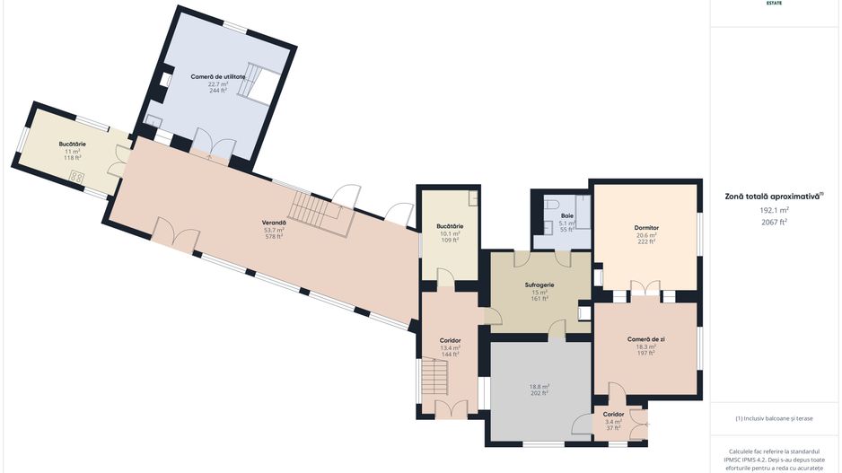 Casă cu 10 camere și 1437 mp teren în Ineu - Arad - Poză 8