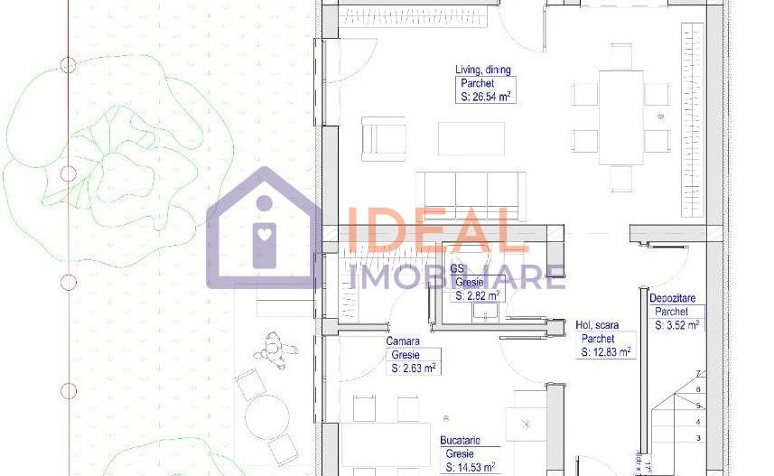 Duplex Modern cu 4 camere in Selimbar, zona Liziera Padurii - Schiță 7