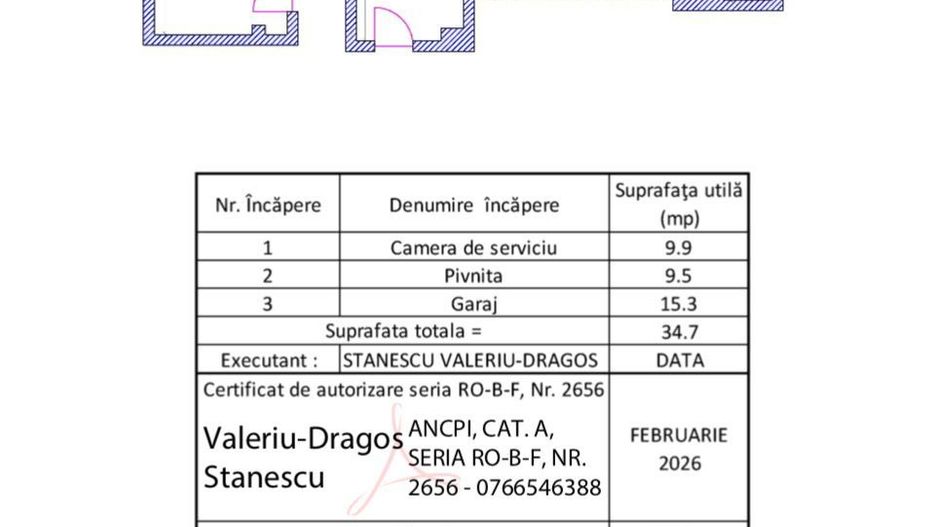 APARTAMENT EXCLUSIVIST ‖ 4 CAMERE ‖ GARAJ + BOXA ‖ - Schiță 18