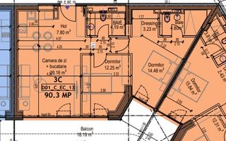 Apartament  3  Camere  terasa spatioasa  I One Lake District - Poză 3