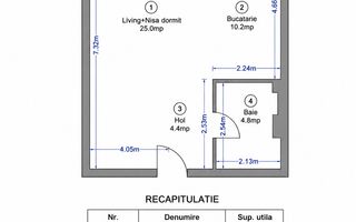 Garsonieră modernă de închiriat – Pipera Ivory  | imobil nou - Poză 9
