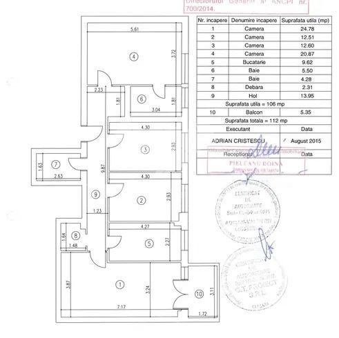 Apartament 4 camere Floreasca | Loc de parcare - Poză 11