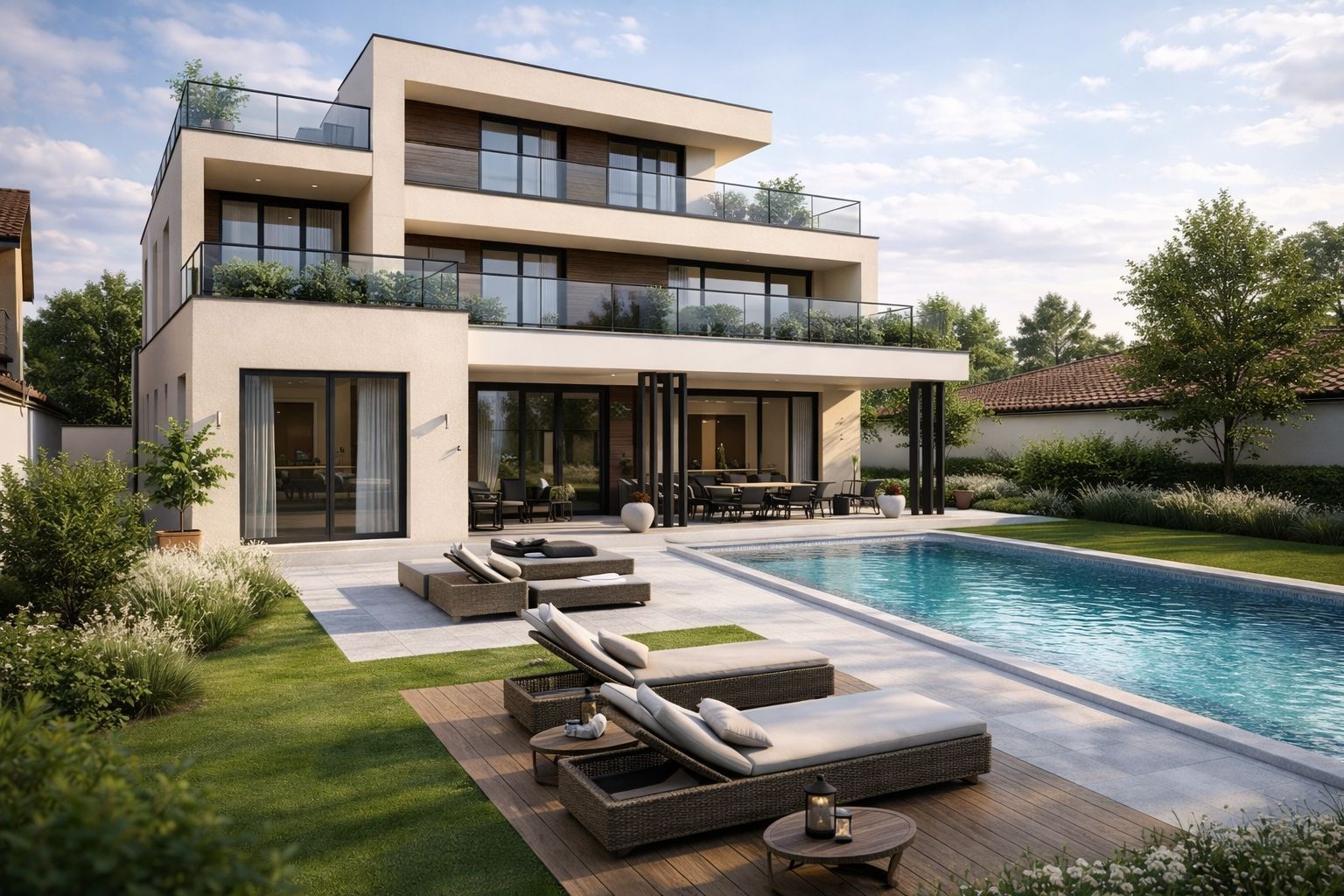 Smart Home with Pool Villa Iancu Nicolae - Poză 2