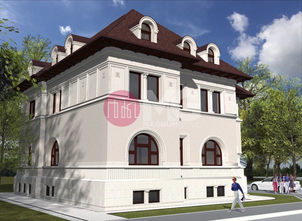 Vila cu arhitectura deosebila de vanzare- Primaverii- televiziune - Poză 3