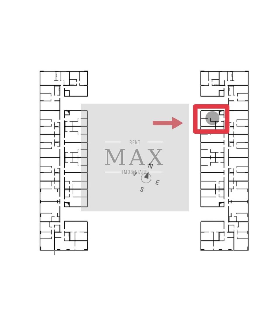 Apartament 2 camere de vânzare | 44,05 | Zona Autogară | Etaj 2 - Poză 2
