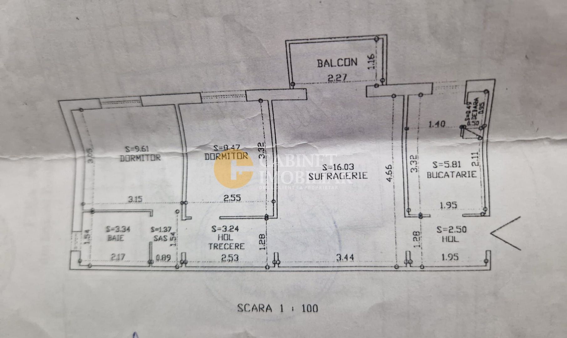 3 Camere Semidecomndat- Mobilat si Utilat- zona Zimbru - Poză 12