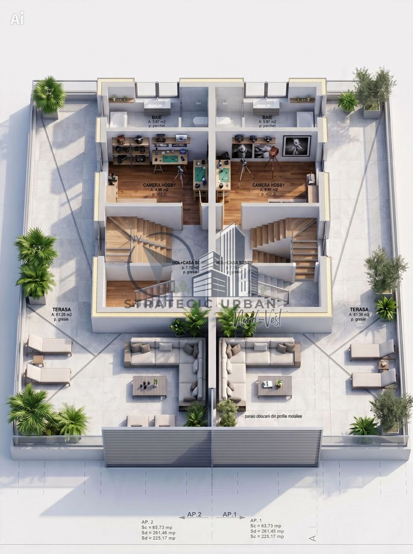 Duplex semifinisat, zona Donath Park - Poză 10