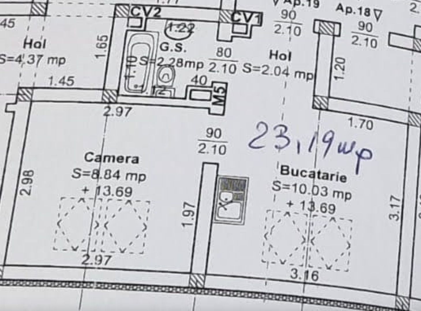 Apartament 1 camera la Mansarda zona Bucovinei - Poză 2