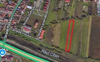 Teren 1.900 mp cu acces drum – oportunitate dezvoltare imobiliară, Sibiu - Poză 1