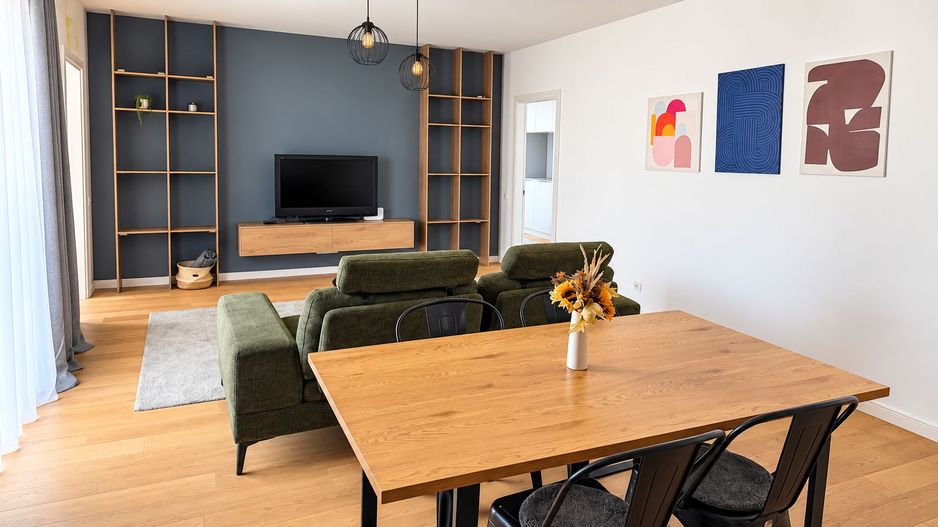 For Rent | Spacious 3-Room Apartment | 83 sqm | Pipera Plaza - Poză 2