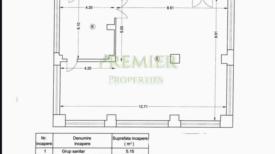 Caldire de birouri de vanzare pt investitie contract inchis 6,6 randamet - Poză 2