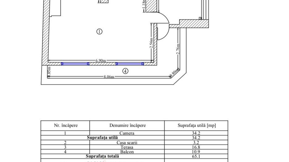OPORTUNITATE UNICĂ | VILĂ INDIVIDUALĂ  | ZONA PARCUL CAROL - Schiță 18
