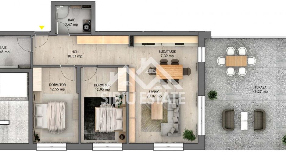 Penthouse - langa Shopping City Sibiu! - Poză 9