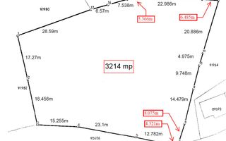 Teren intravilan 3214 mp  în Rucăr cu deschidere 56 m în DN73 - Poză 11