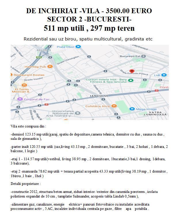 Inchiriere vila 10 camere zona Bd. Ferdinand - Poză 6