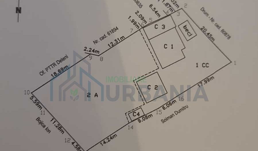 Vand teren in Sat Deleni, comuna Deleni - Poză 2