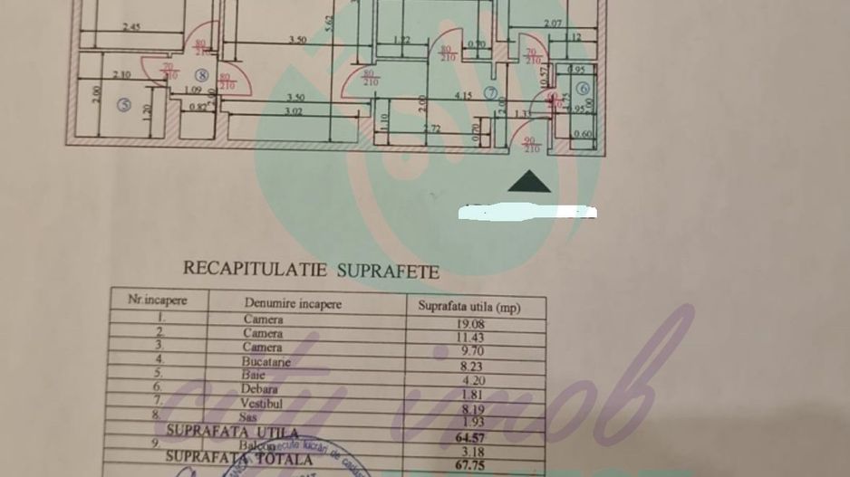 3 camere lanaga METROU si Parc - Poză 16