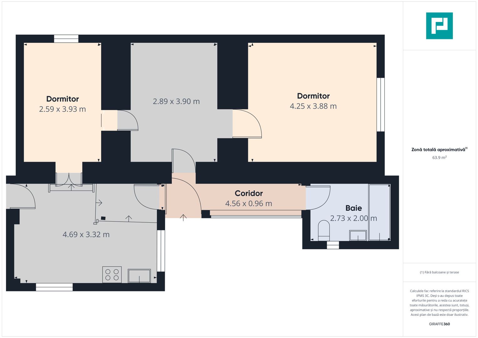 Casă individuală 90 mp, teren 719 mp în Murani - Poză 8
