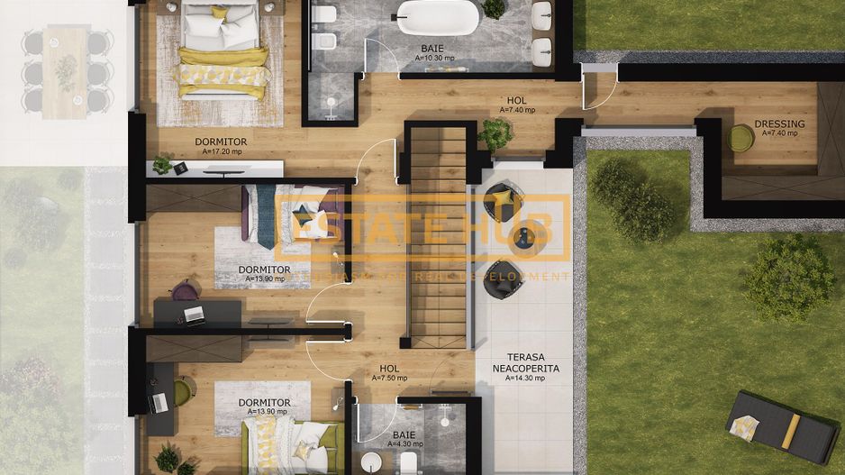 Vila in ansamblu exclusivist, acces la piscină și facilități premium - Poză 11