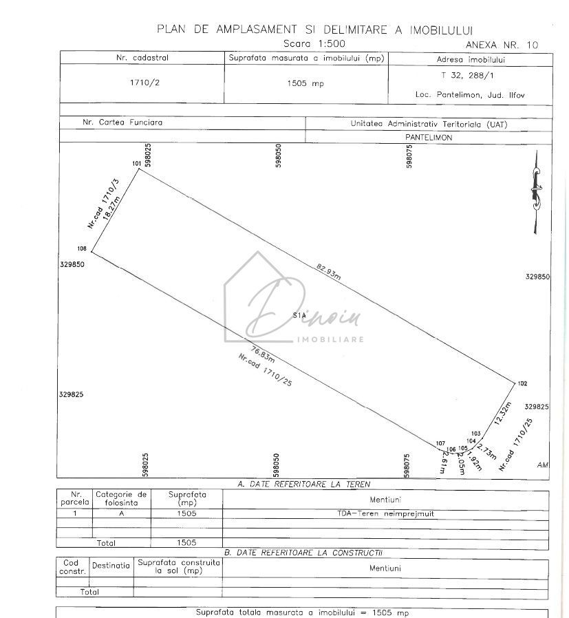 Teren de vanzare Pantelimon Rascoalei - 1562 mp  - 4km Metrou - Poză 2