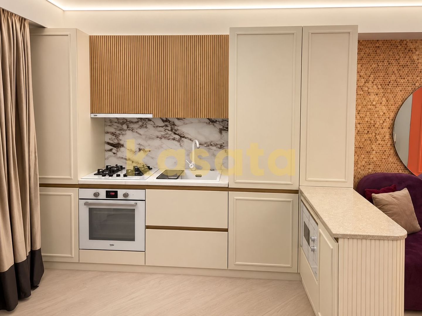 2 camere cochet,mobilat complet | loc parcare subteran | Cortina North - Poză 7