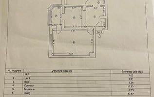 De vânzare - Apartament 2 camere | Gara | Etaj 1 | 53,28 mp | 98.000 €