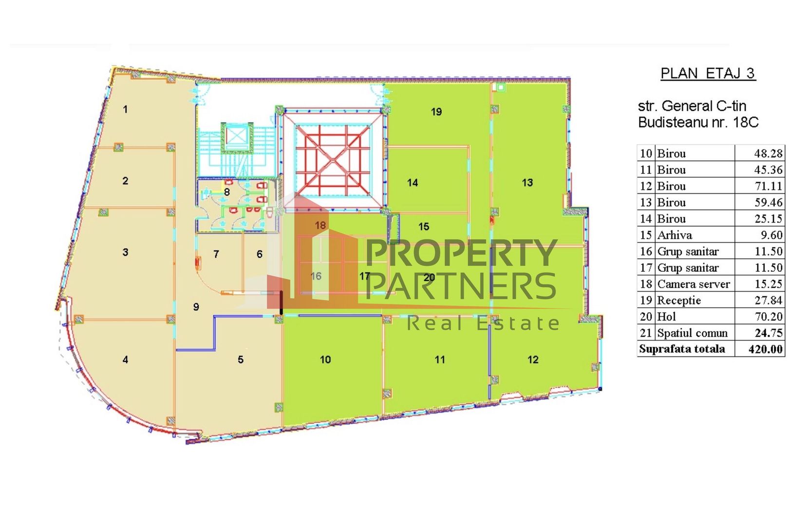 Cladire birouri premium, 420 mp, ultracentral, oportunitate! - Poză 16