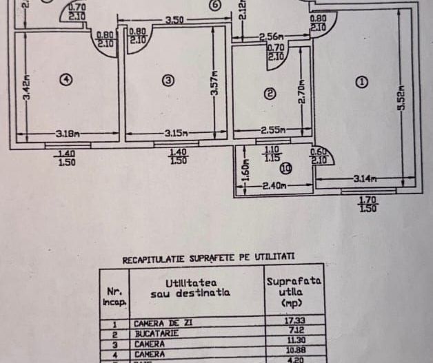 3 camere Decomandat 65 mp, Strada Modoran Ene - Poză 9