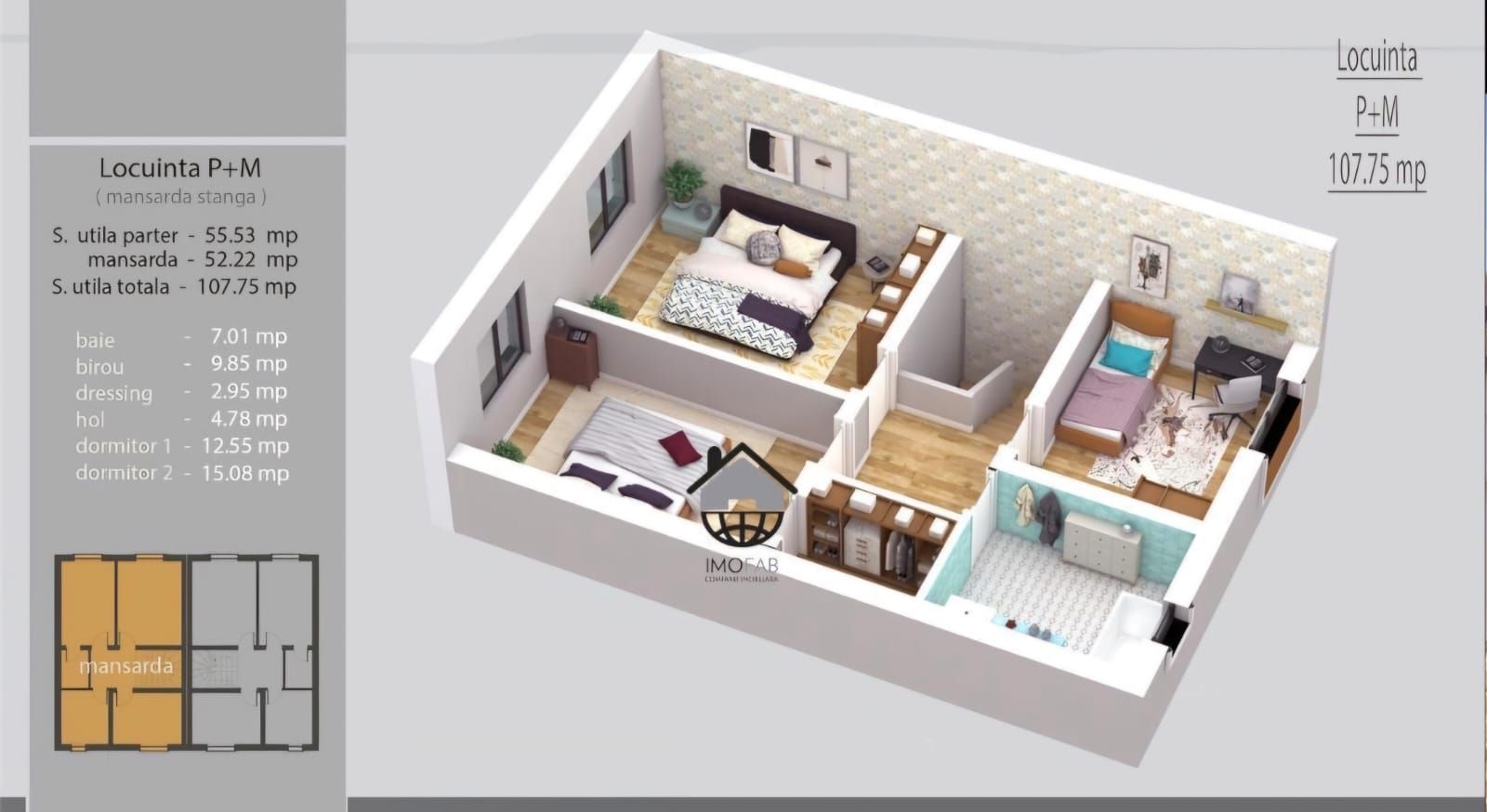 COMISION 0%, Duplex 4 Camere, 108 mp, 335 Teren, La Bariera, SACALAZ - Poză 9