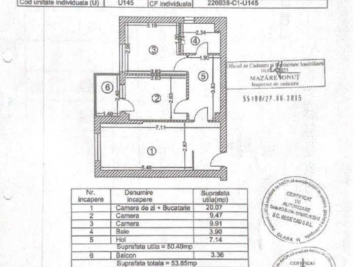 Apartament 3 camere complet mobilat Palladium Residences metrou Teclu - Poză 10