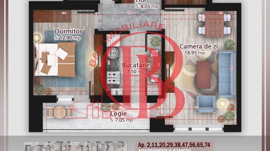 2 camere cu spatiu de depozitare Titan Pallady Metrou Nicolae Teclu - Schiță 2