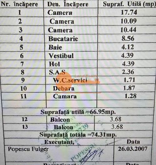 3 camere - 6 minute de Metrou Pacii -2Balcoane -2Bai - Poză 9