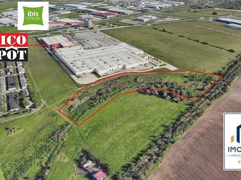 Teren Extravilan zona industriala Vest Arad, Fotovoltaic - Poză 2