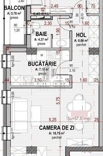 Apartament cu 2 camere/CF/57.5 mp/parcare/ Somesului! - Poză 3