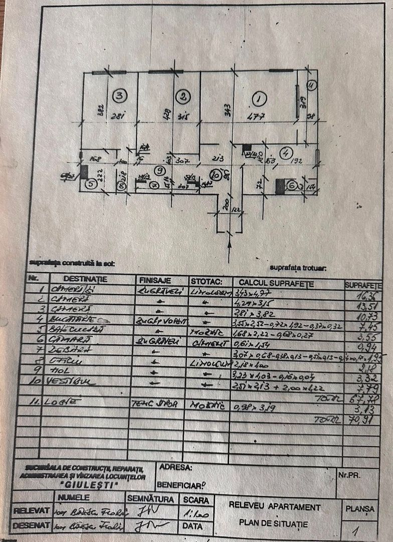 Apartament 3 camere Decomandat | 1 min. metrou Gorjului | Comision 0! - Schiță 17