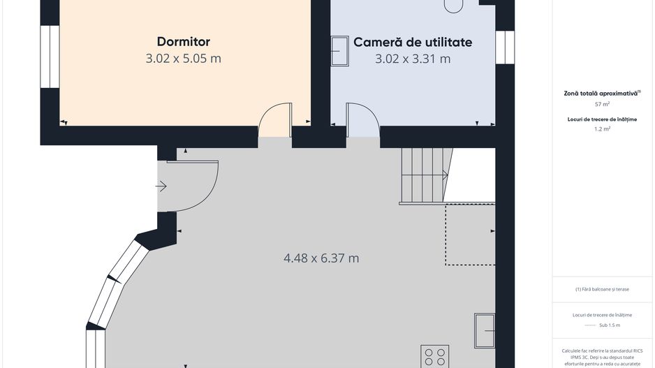 Casă individuala P + 1 + Pod - Pantelion - 130 mp utili - 200 mp teren - Poză 12