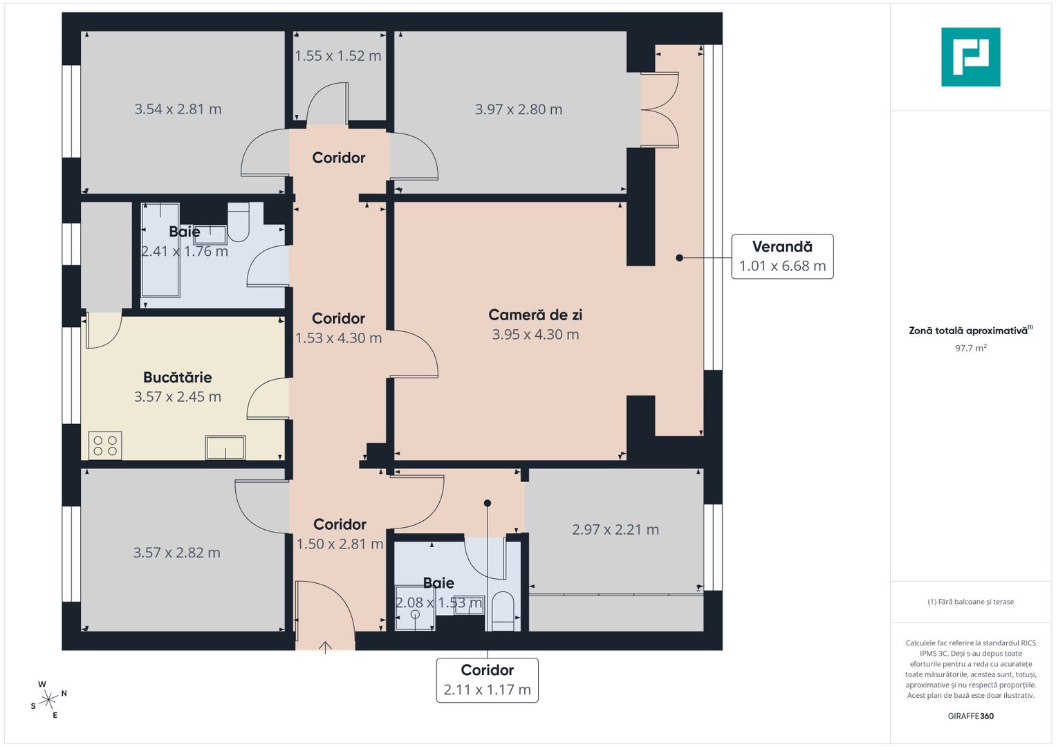 Apartament cu 5 camere în zona Polivalentă - Poză 16