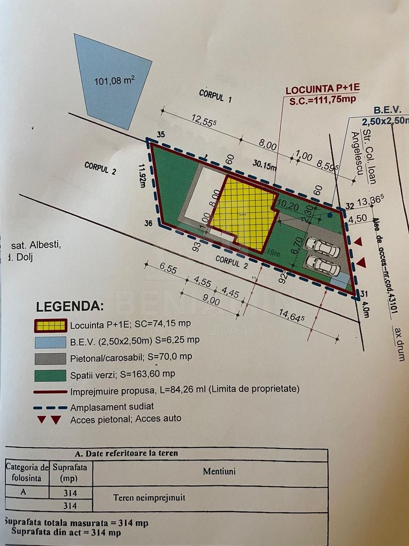 Teren Intravilan cu Autorizatie de Constructie Valabila-Albesti - Poză 8